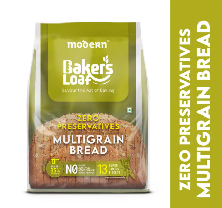 Baker's Loaf Zero Preservatives Multigrain Bread