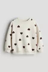 Oversized brushed-inside sweatshirt